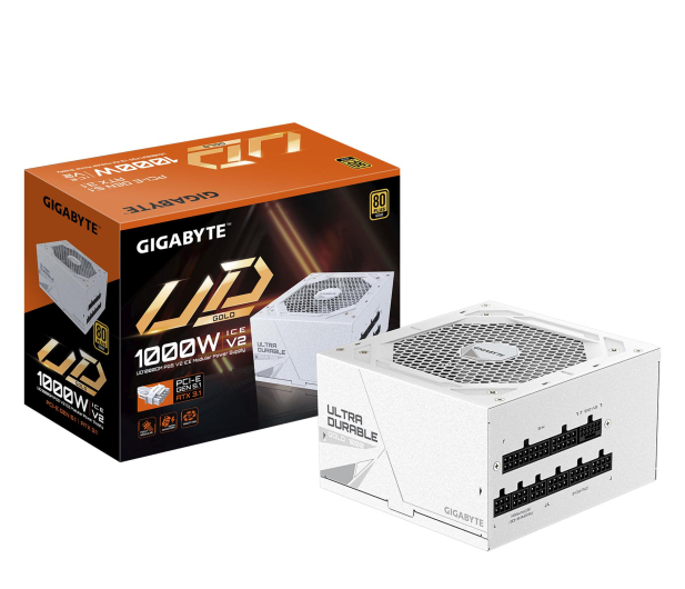 GIGABYTE UD1000GM PG5 1000W 80 Plus Gold ATX 3.1 GP-UD1000GM PG5 ICE - 1362957 - zdjęcie